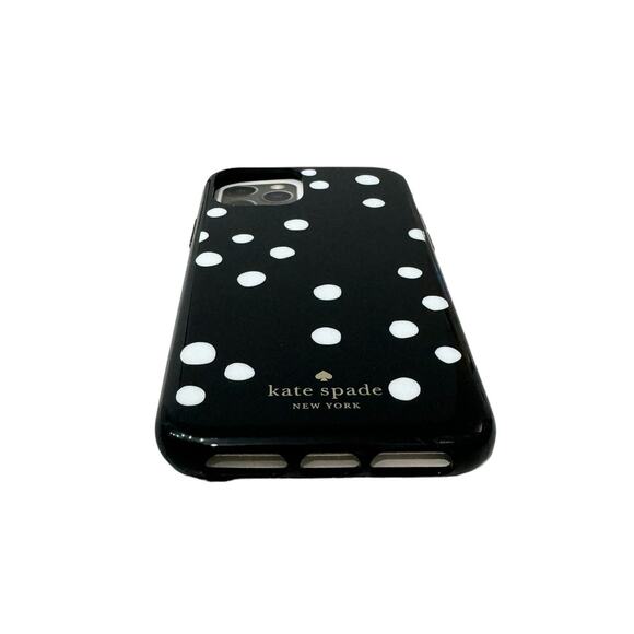 Kate Spade Black and white Polka Dots Iphone 11 Pro Case - Picture 3 of 9